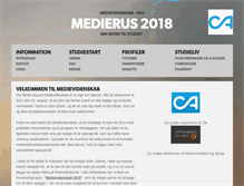Tablet Screenshot of medierus.dk